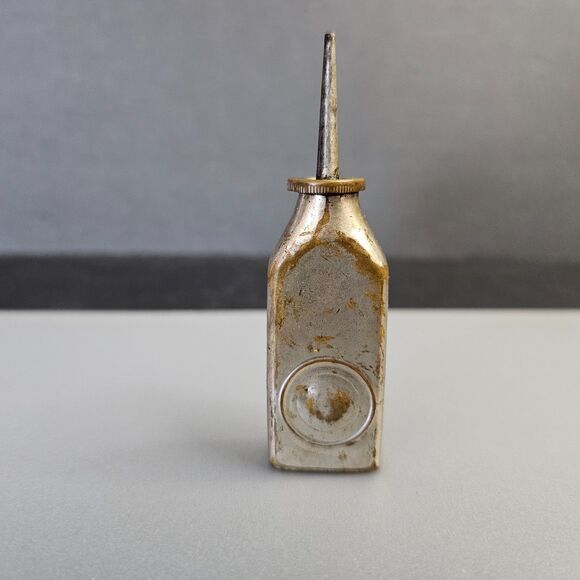 Star Oiler Sewing Machine Oil Can Lubricant Patented Cushman & Denison NY 3.5" - Picture 2 of 7